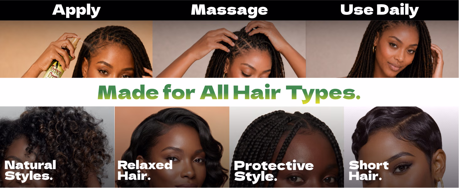 Bronner Bros. — Tropical Roots Jamaican Black Castor Oil / A+ Content, composition 1, panel 1