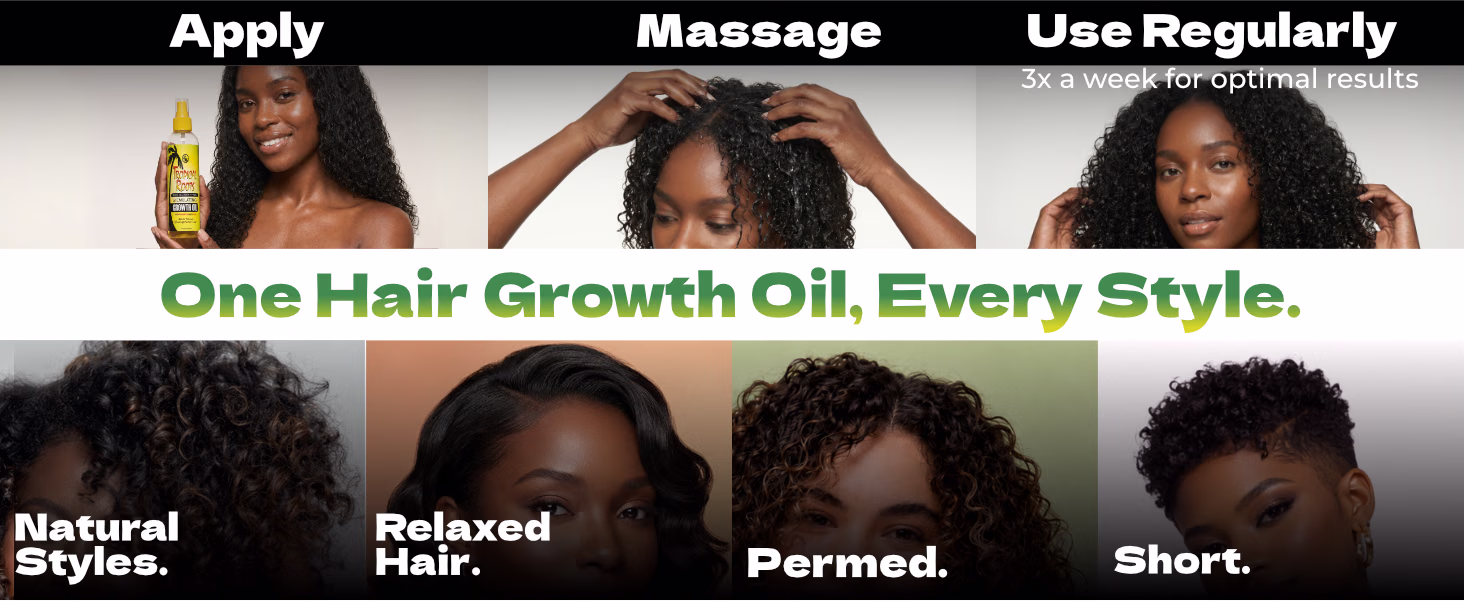 Bronner Bros. — Tropical Roots Stimulating Growth Oil / A+ Content, composition 1, panel 1