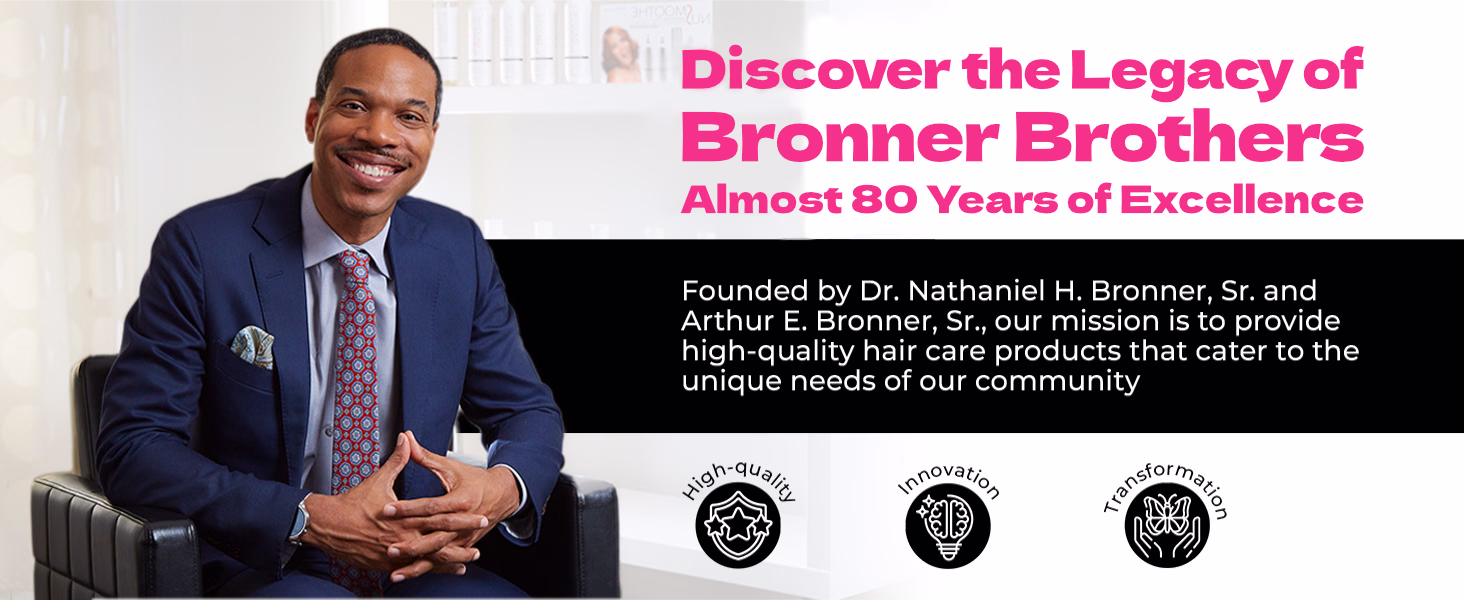 Bronner Bros. — BB Oil Moisturizer Hair Lotion / A+ Content / Discover the legacy, composition 1, panel 1