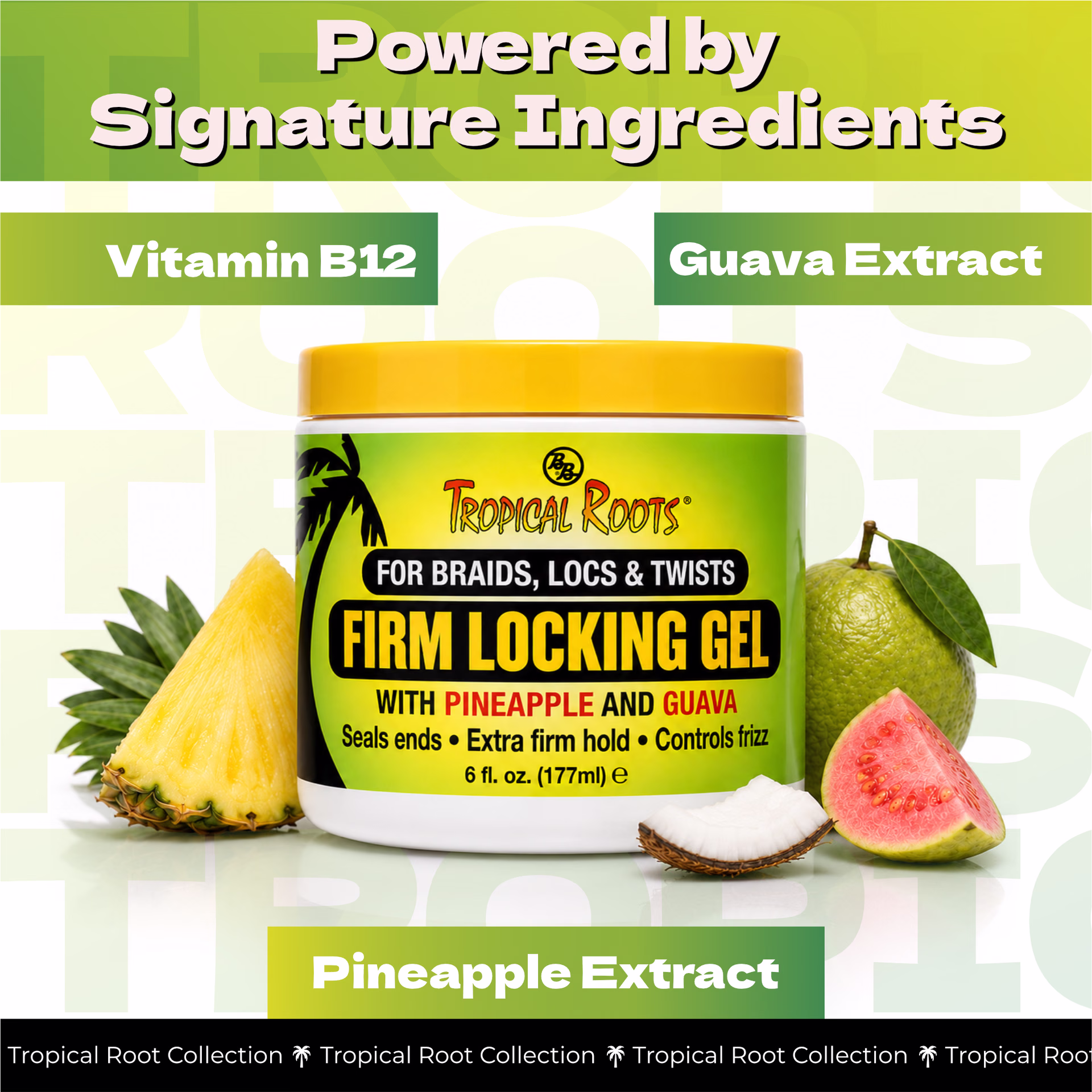 Bronner Bros. / Tropical Roots Firm Locking Gel — listing image 3