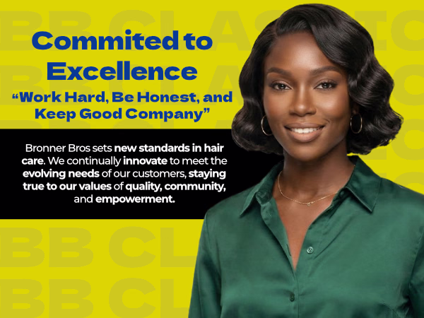 Bronner Bros. — Argan Oil & Coconut Super Gro / A+ Content / Committed to excellence, composition 1, panel 1