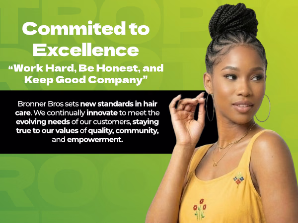 Bronner Bros. — Tropical Roots Jamaican Black Castor Oil / A+ Content / Committed to excellence, composition 1, panel 1