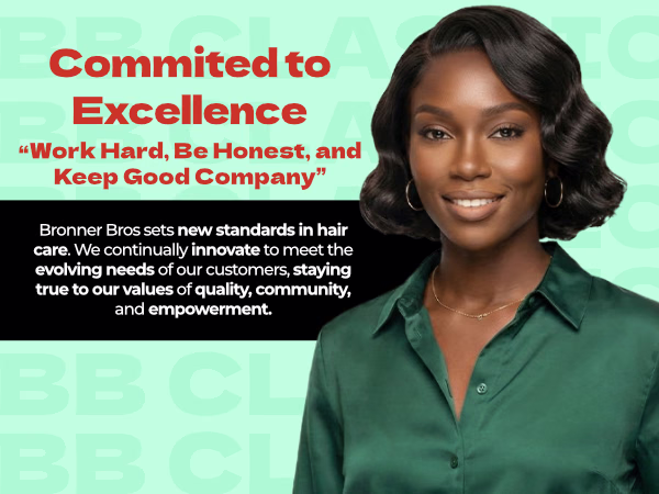 Bronner Bros. — Extra Lite Super Gro / A+ Content / Committed to excellence, composition 1, panel 1