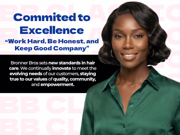 Bronner Bros. — BB Pine Tar Super Gro / A+ Content / Committed to excellence, composition 1, panel 1
