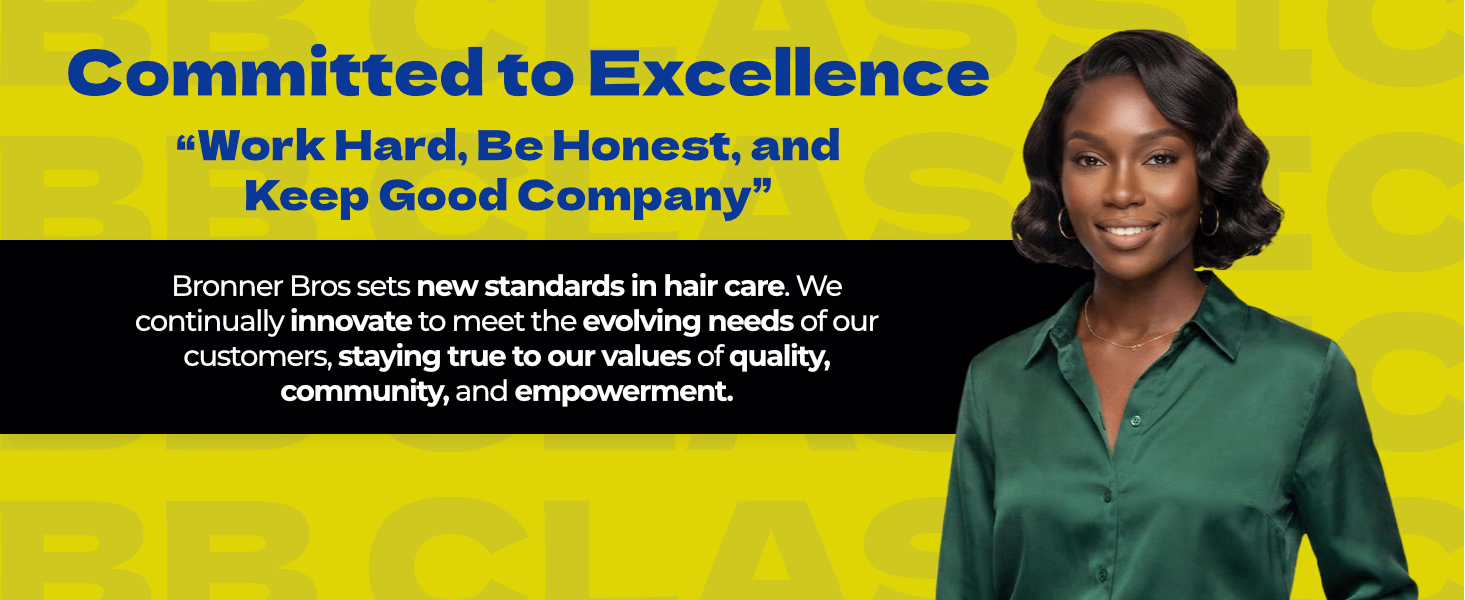 Bronner Bros. — Argan Oil & Coconut Super Gro / A+ Content / Committed to excellence, composition 1, panel 1