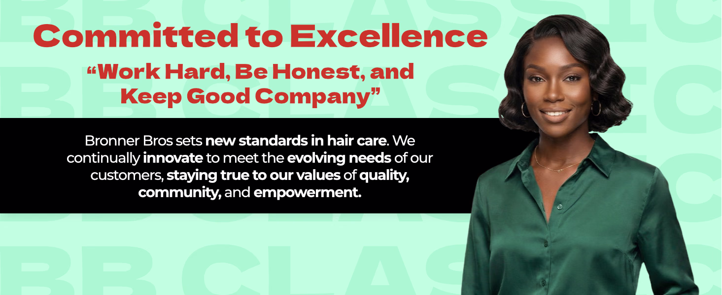 Bronner Bros. — Extra Lite Super Gro / A+ Content / Committed to excellence, composition 1, panel 1