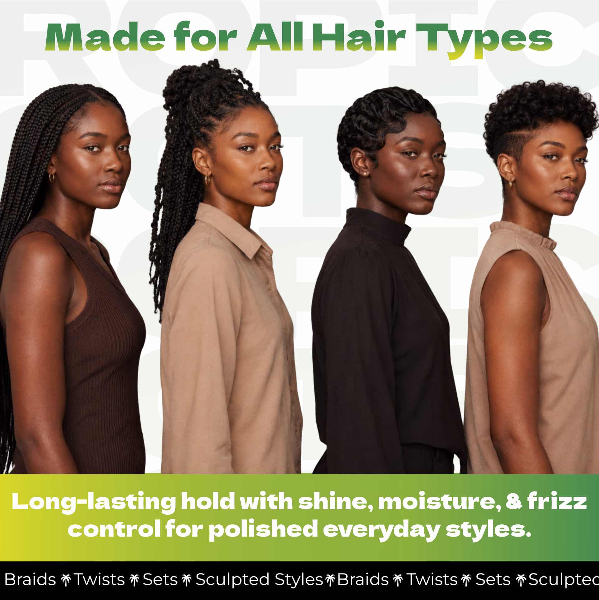 Bronner Bros. / Tropical Roots Moisturizing Sculpting Foam — listing image 5