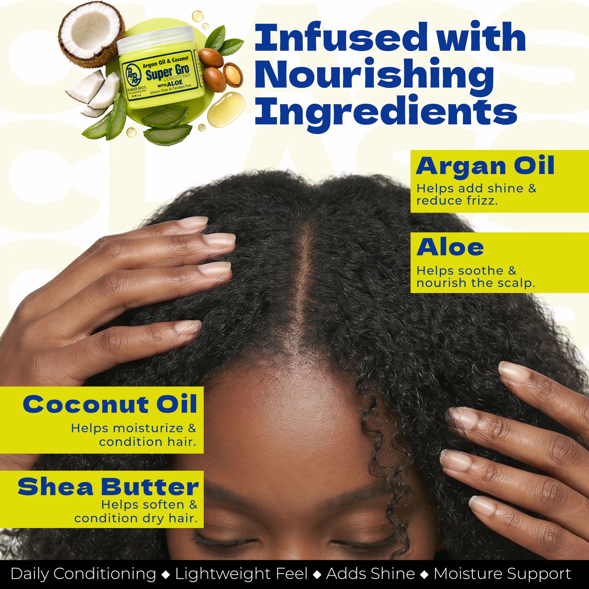 Bronner Bros. / Argan Oil & Coconut Super Gro — listing image 2