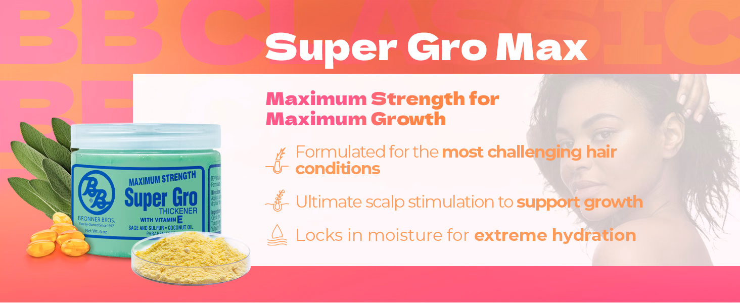 Bronner Bros. — Double Strength Super Gro / A+ Content / Maximum Strength, composition 1, panel 1