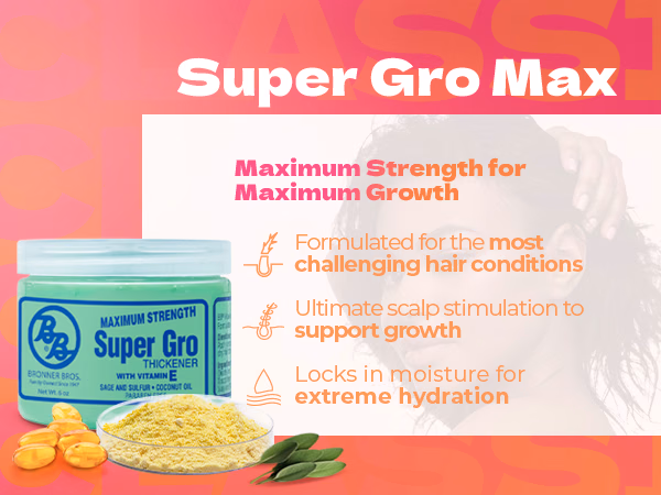 Bronner Bros. — Double Strength Super Gro / A+ Content / Maximum Strength, composition 1, panel 1