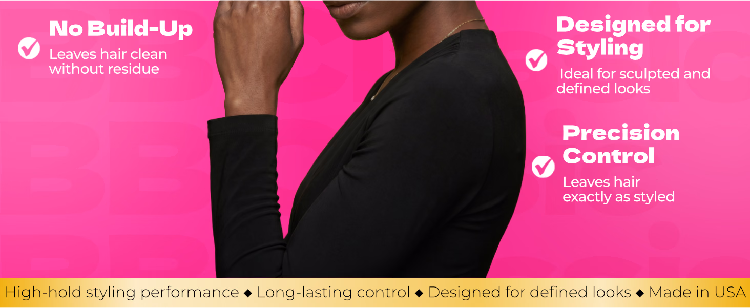 Bronner Bros. — Pump It Up! Gold Styling Spritz / A+ Content, composition 1, panel 1