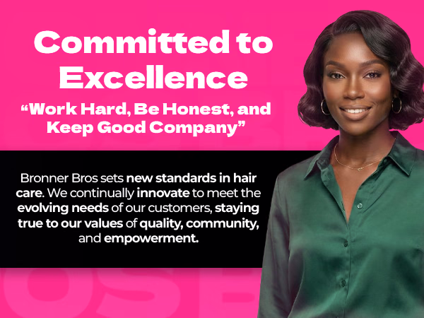 Bronner Bros. — Pump It Up! The Mousse / A+ Content / Committed to excellence, composition 1, panel 1