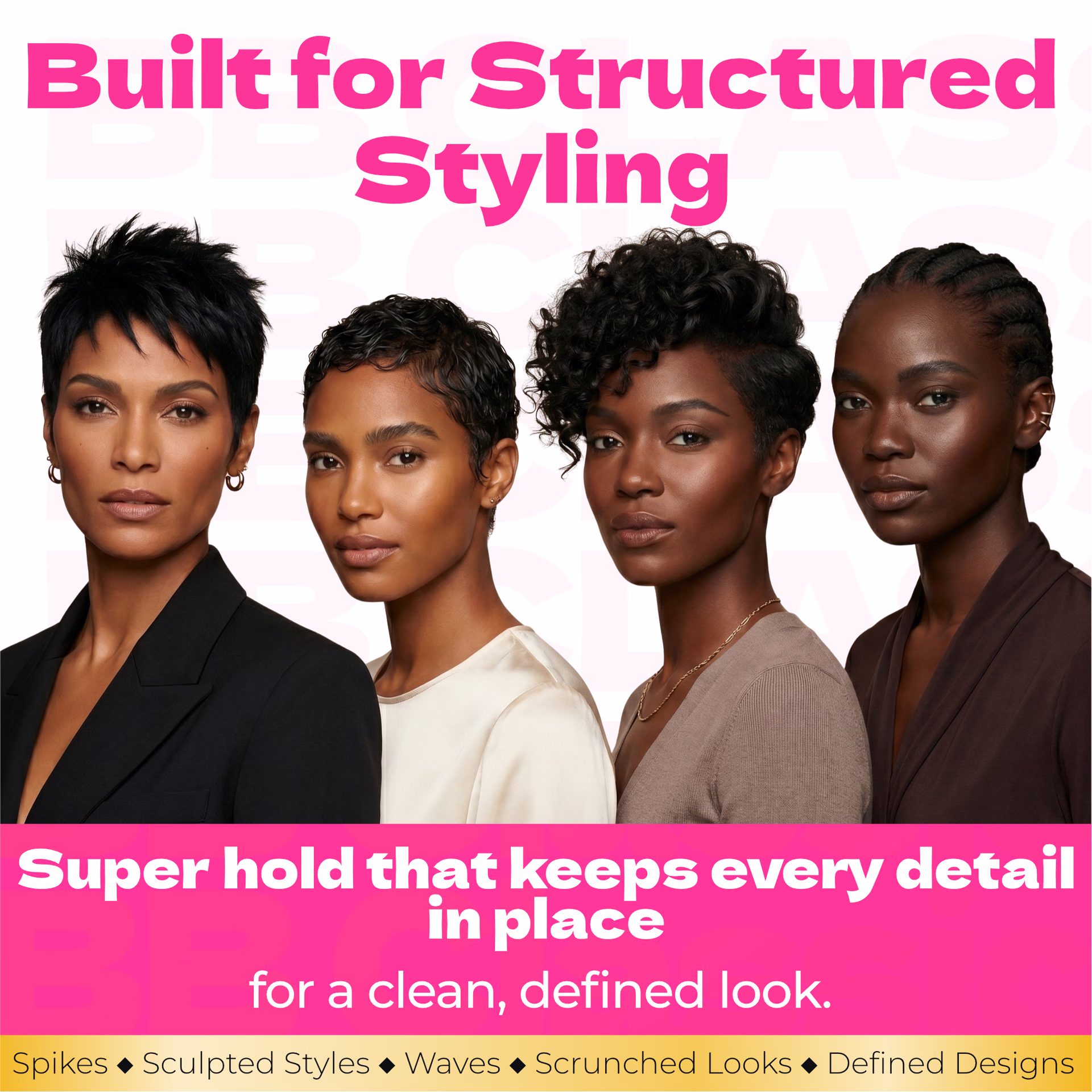 Bronner Bros. / Pump It Up! Gold Styling Spritz — listing image 5