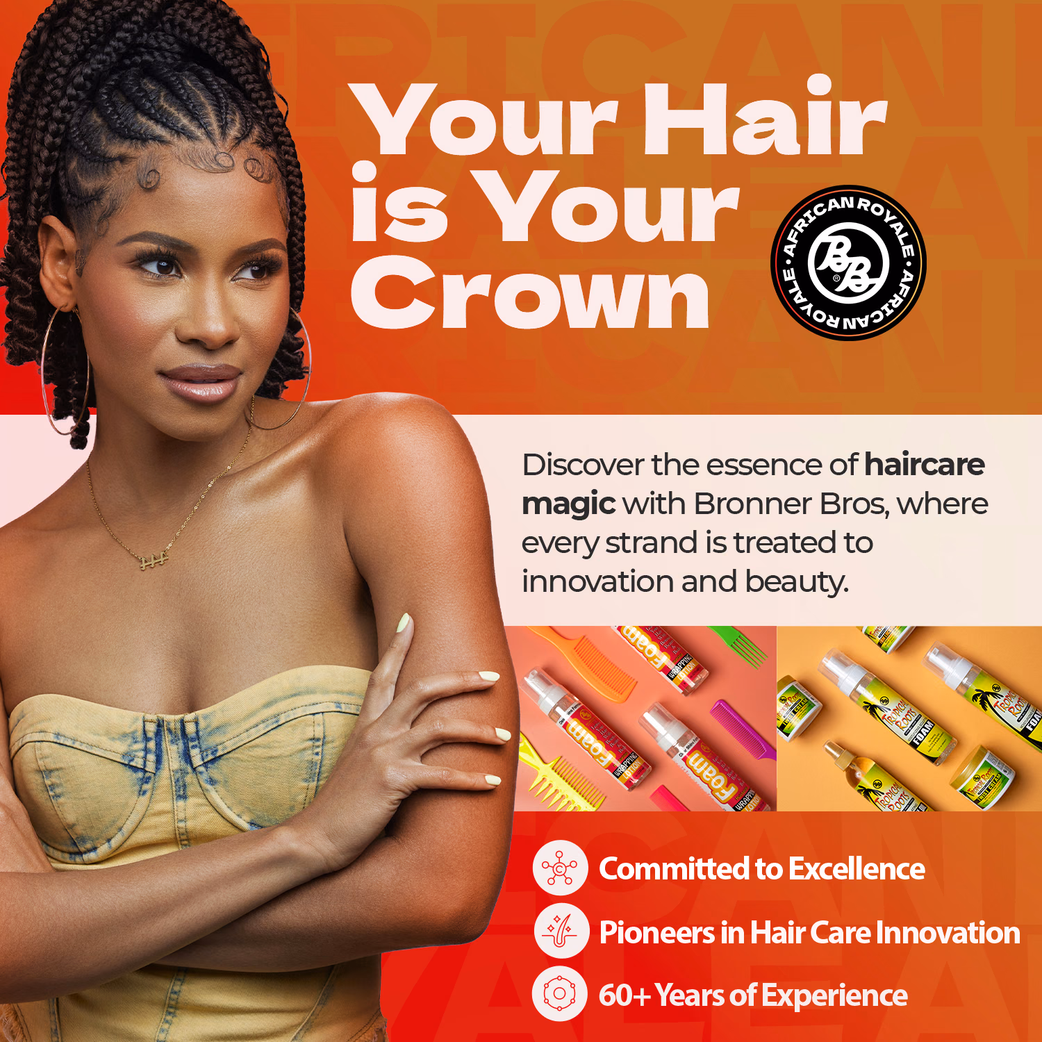 Bronner Bros. / African Royale Hot Six Oil — listing image 6