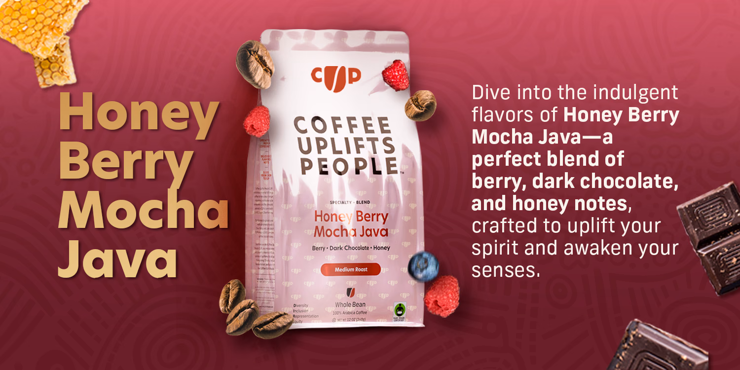 Coffee Uplifts People — Home Page / Storefront, composition 5, panel 1