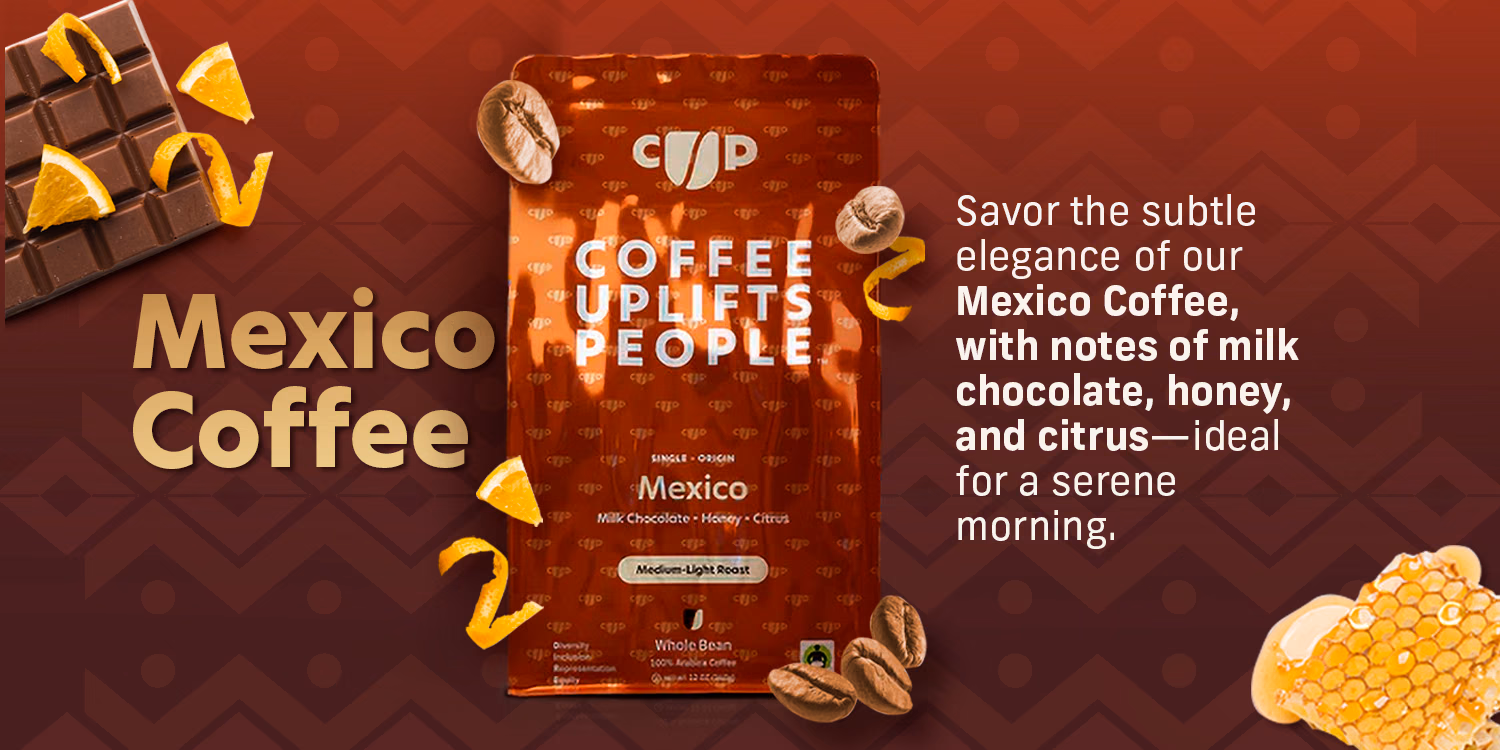 Coffee Uplifts People — Home Page / Storefront, composition 6, panel 1