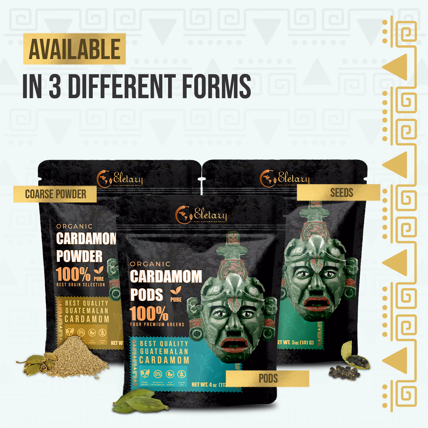 Eletary / Coarsely Ground Cardamom Powder — listing image 7