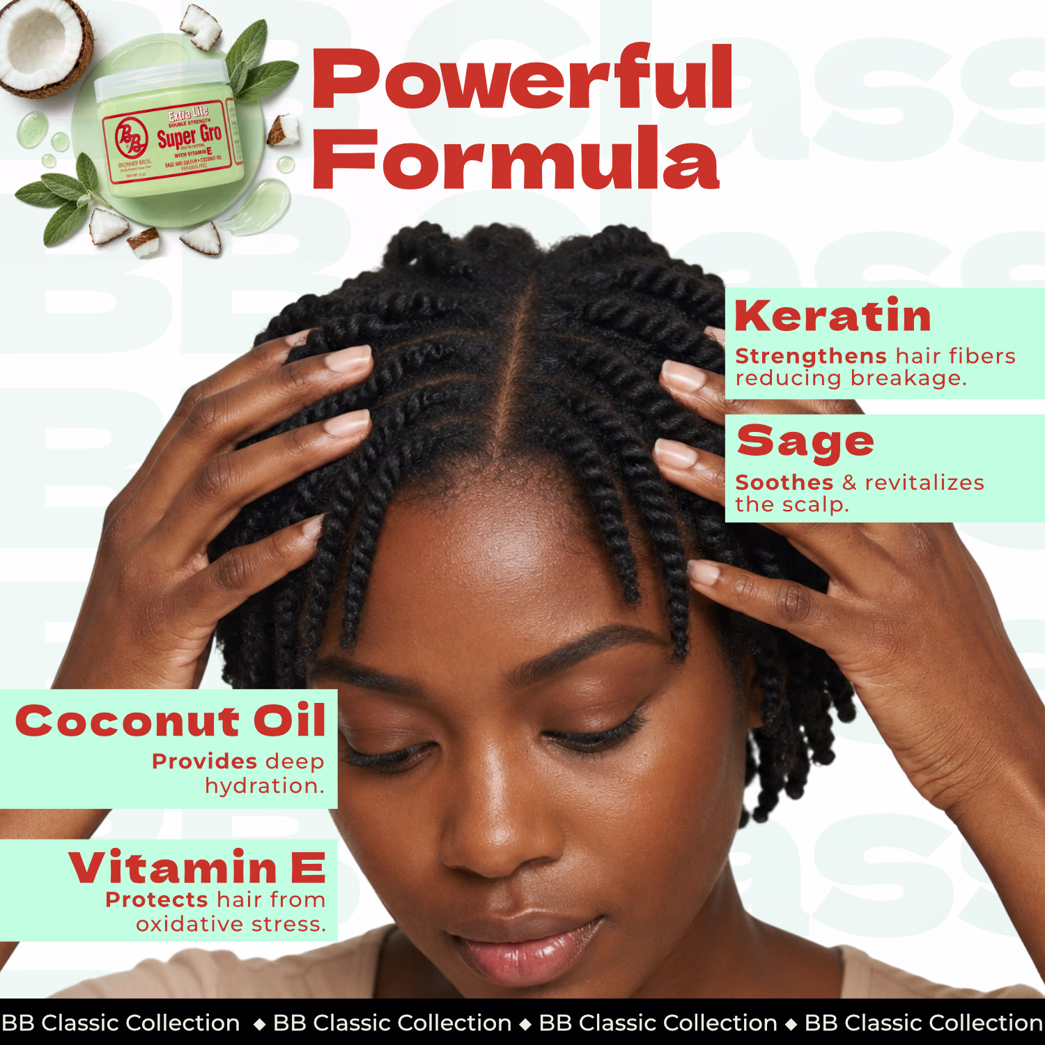 Bronner Bros. / Extra Lite Super Gro — listing image 2