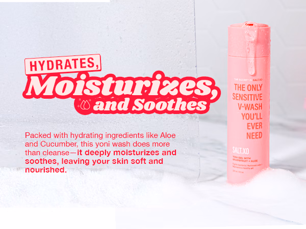 SALT XO — Grapefruit Sensitive Yoni Gel Wash / A+ Content / Hydration, composition 1, panel 1