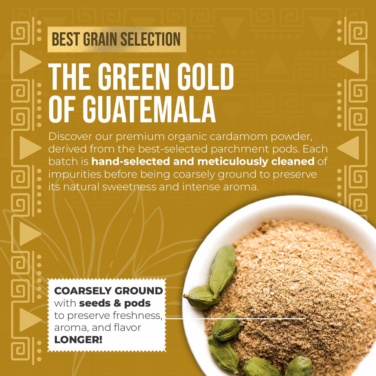 Eletary / Coarsely Ground Cardamom Powder — listing image 2