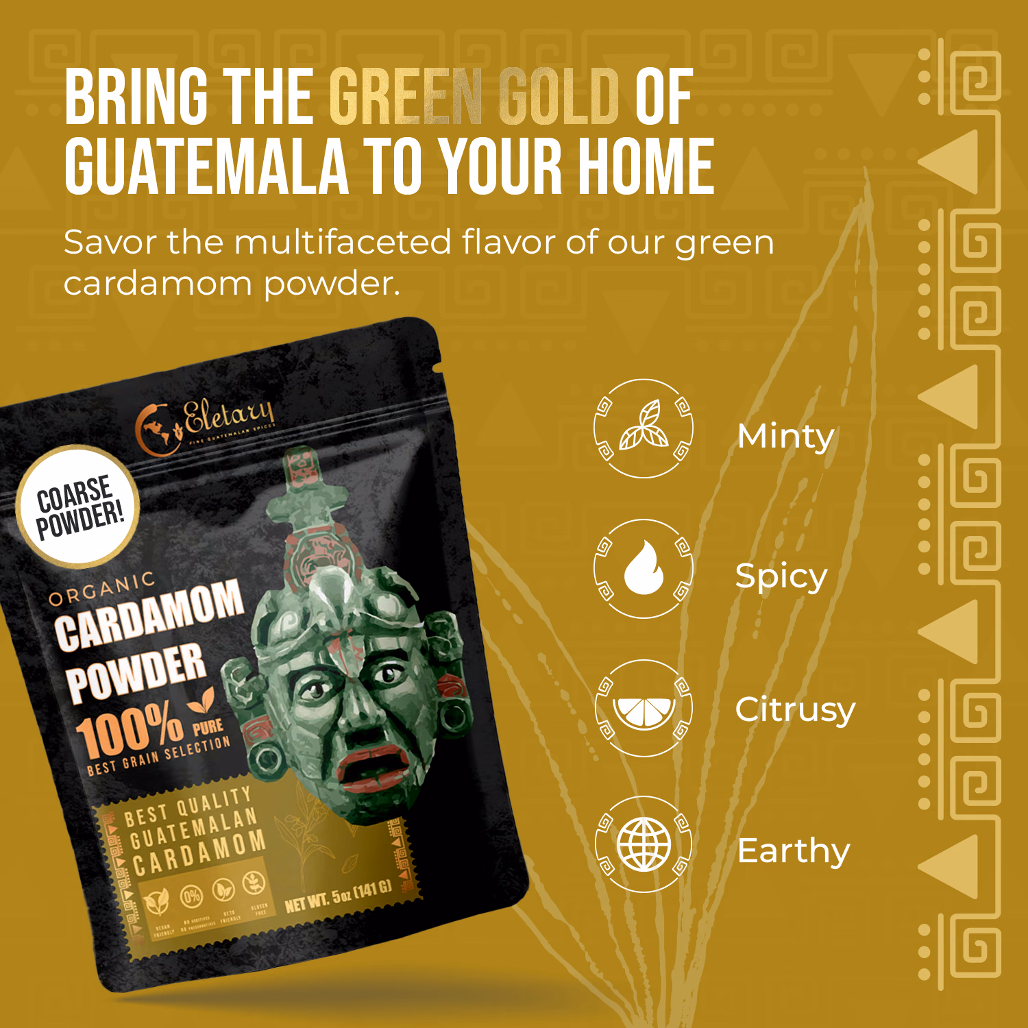 Eletary / Coarsely Ground Cardamom Powder — listing image 4