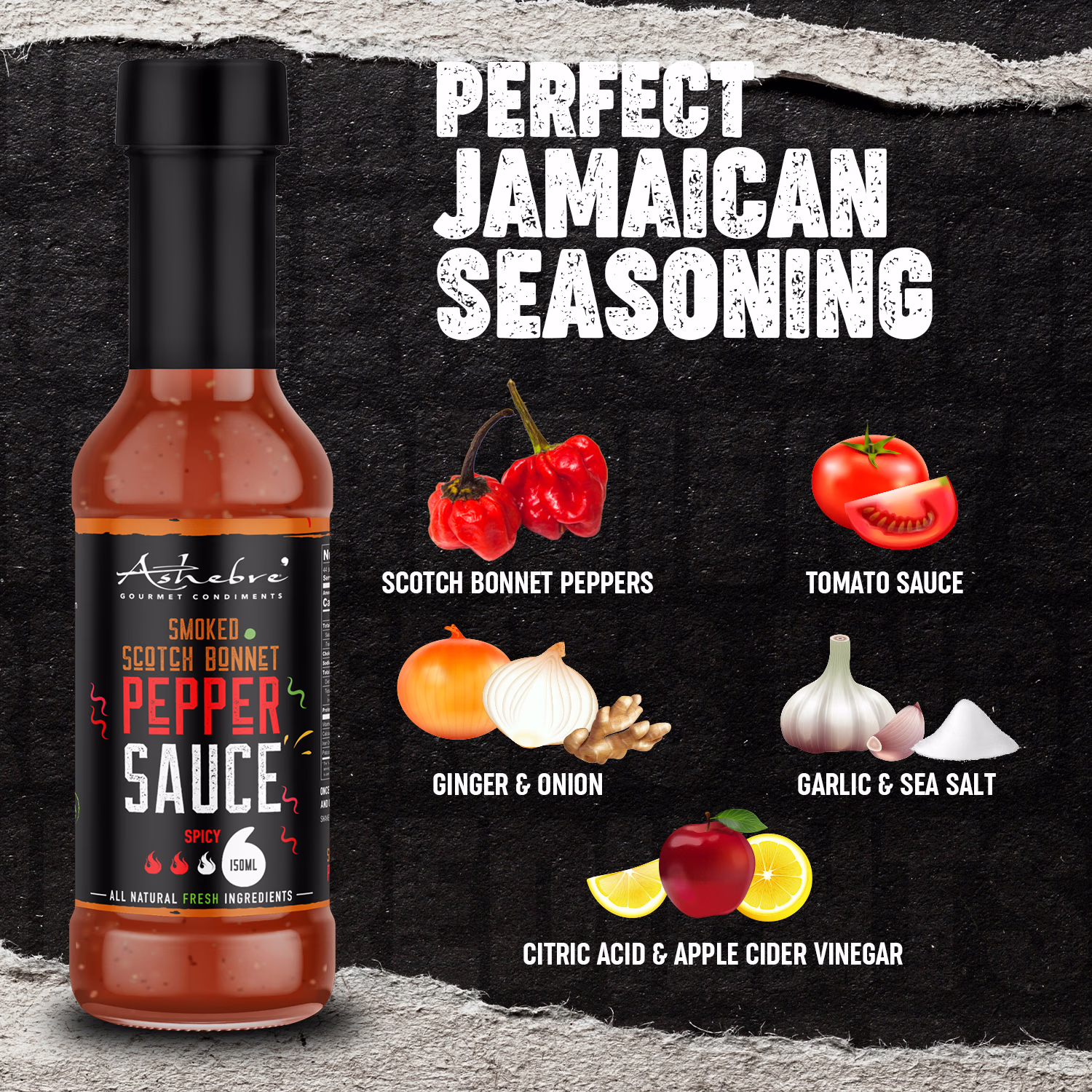 Ashebre Gourmet / Scotch Bonnet Hot Sauce — listing image 3