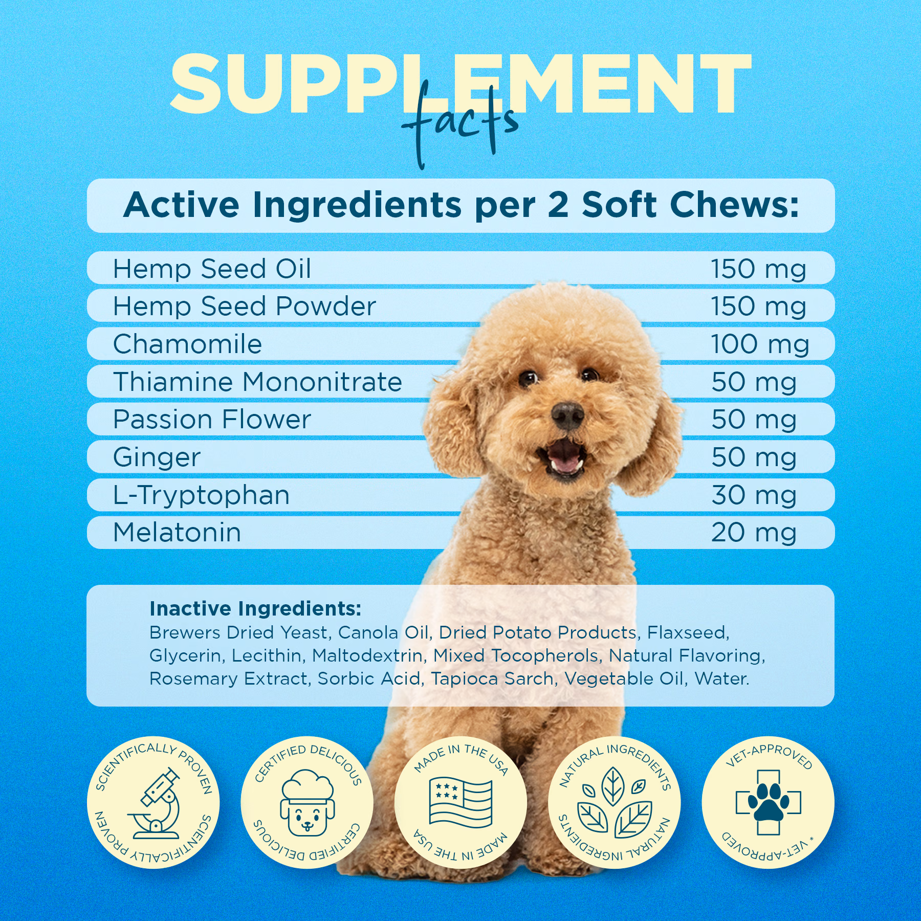 PetJoy / Calm Soothing Hemp Chews — listing image 7