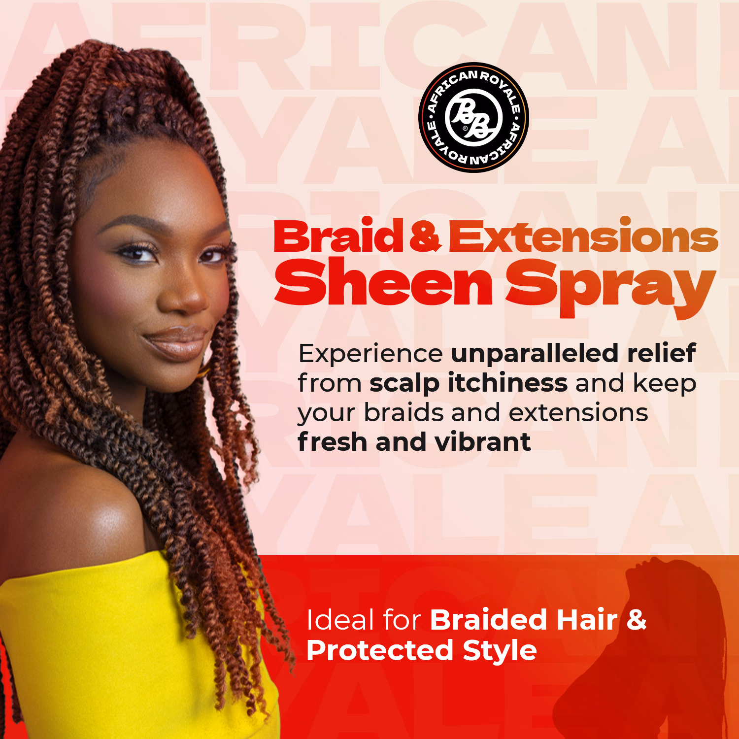 Bronner Bros. / African Royale BRX Braid & Extensions Sheen Spray — listing image 1