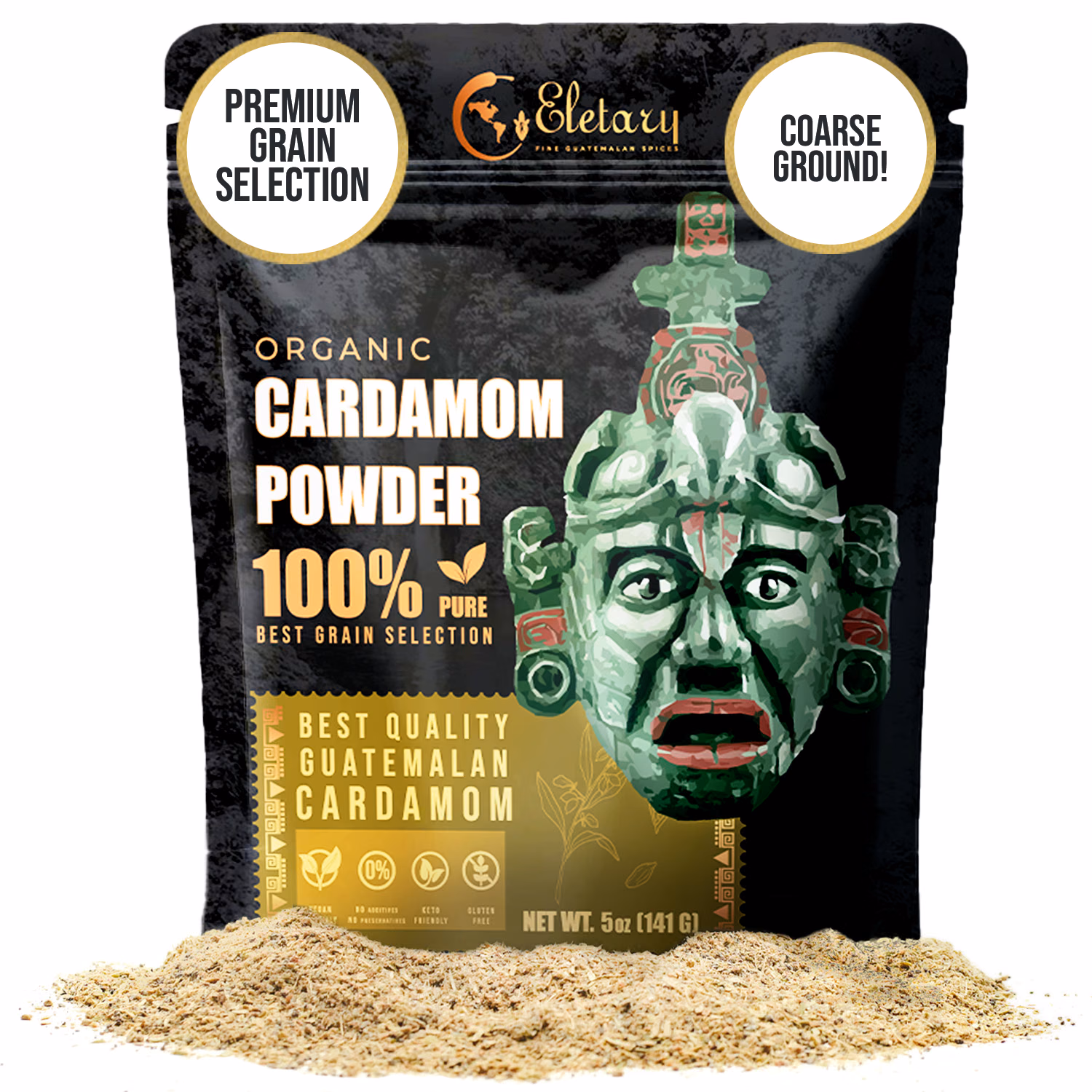 Eletary / Coarsely Ground Cardamom Powder — listing image 1