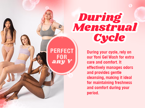 SALT XO — Grapefruit Sensitive Yoni Gel Wash / A+ Content / During your cycle, composition 1, panel 1