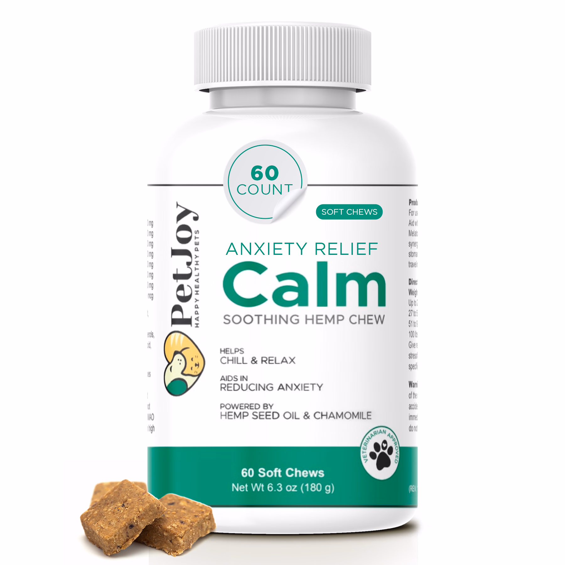 PetJoy / Calm Soothing Hemp Chews — listing image 1