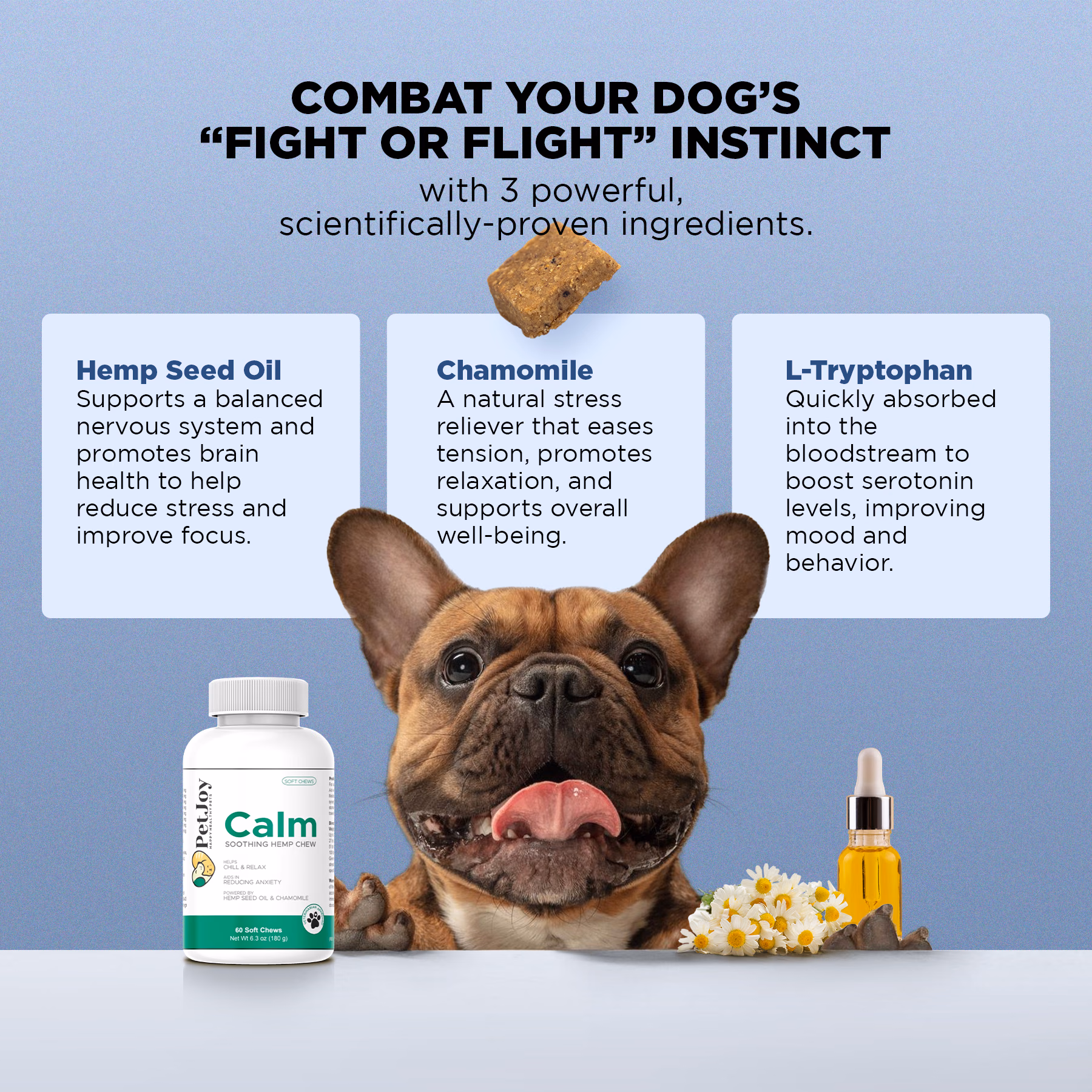 PetJoy / Calm Soothing Hemp Chews — listing image 4