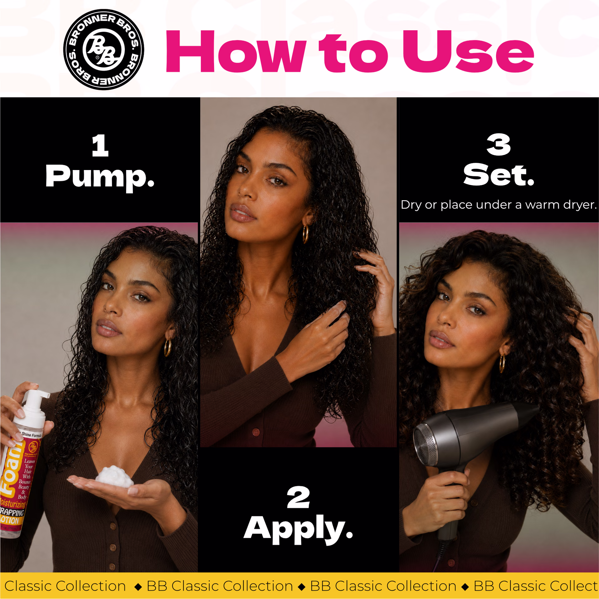 Bronner Bros. / BB Foam Wrap Lotion — listing image 6