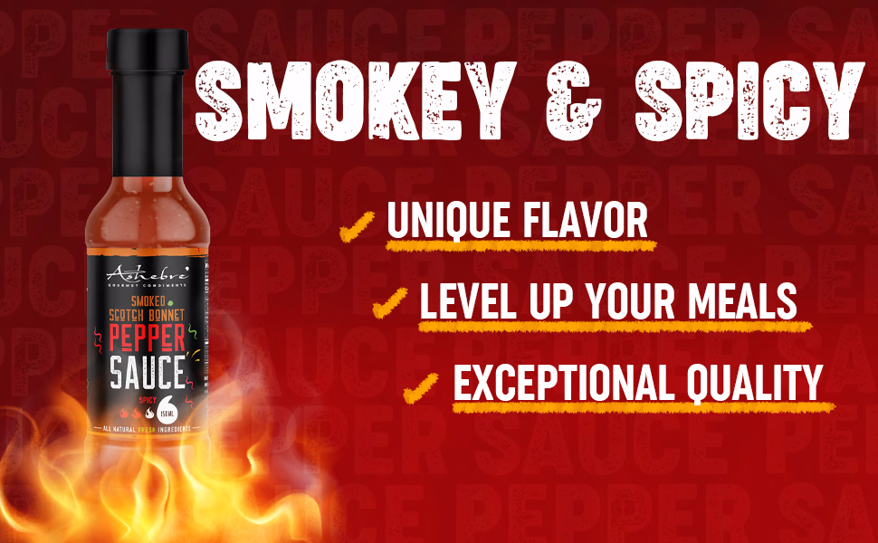 Ashebre Gourmet — Scotch Bonnet Hot Sauce / A+ Content, composition 6, panel 1