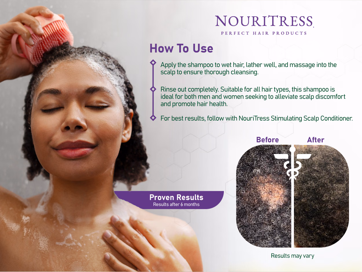 NouriTress — Stimulating Scalp Shampoo / A+ Content, composition 1, panel 1
