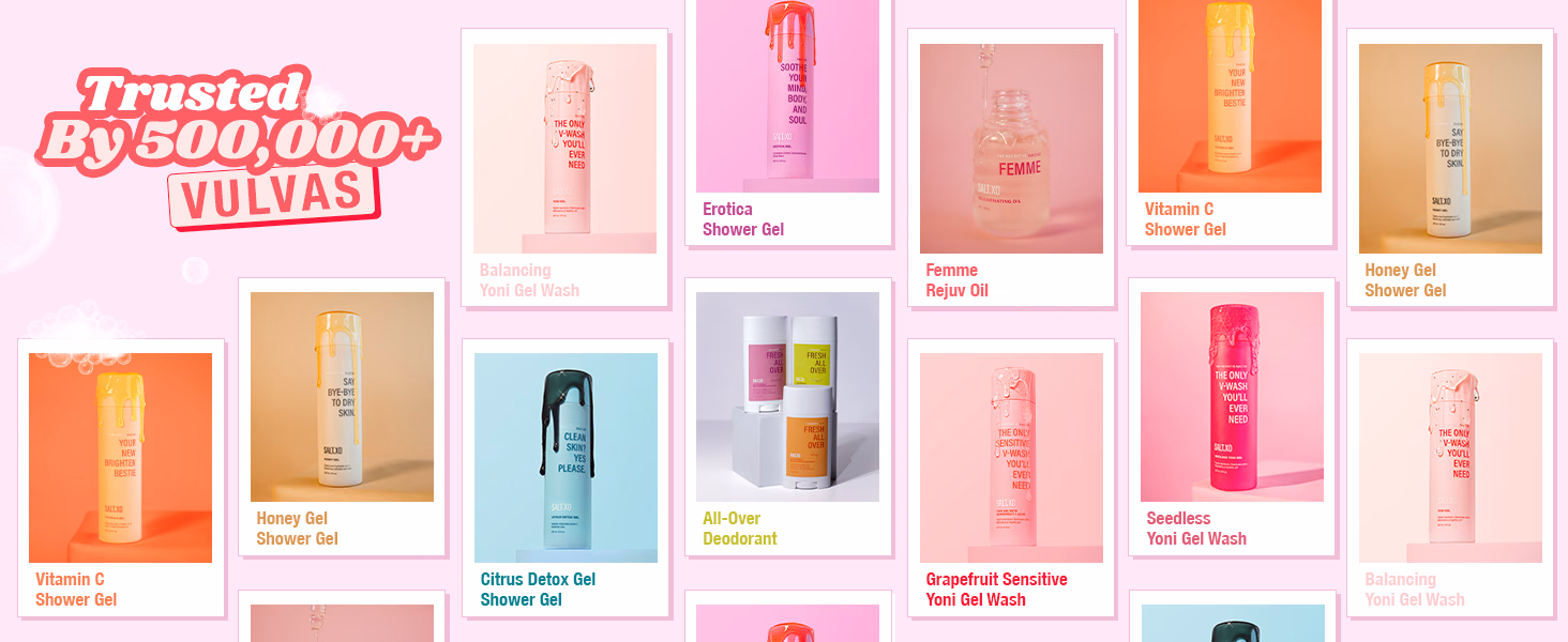 SALT XO — Grapefruit Sensitive Yoni Gel Wash / A+ Content, composition 1, panel 1