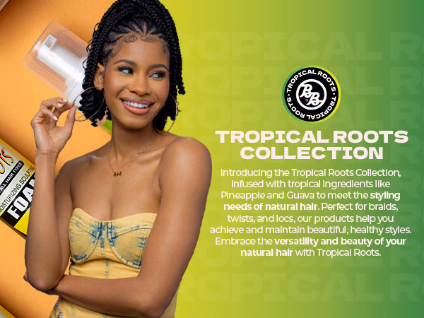 Bronner Bros. — African Royale Hot Six Oil / A+ Content / Tropical Roots, composition 1, panel 1