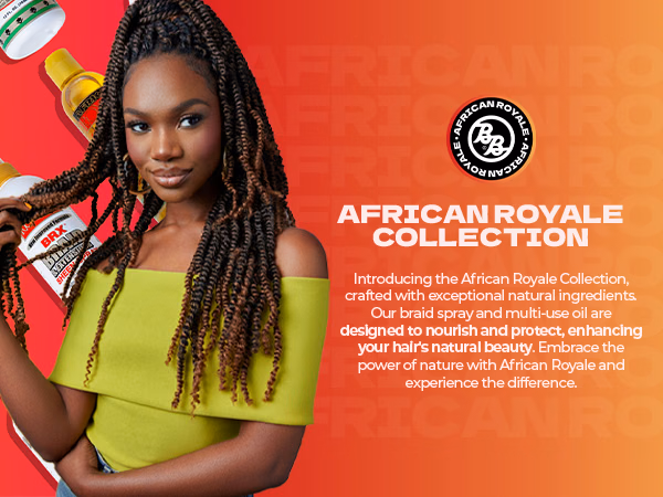 Bronner Bros. — African Royale Hot Six Oil / A+ Content / African Royale, composition 1, panel 1
