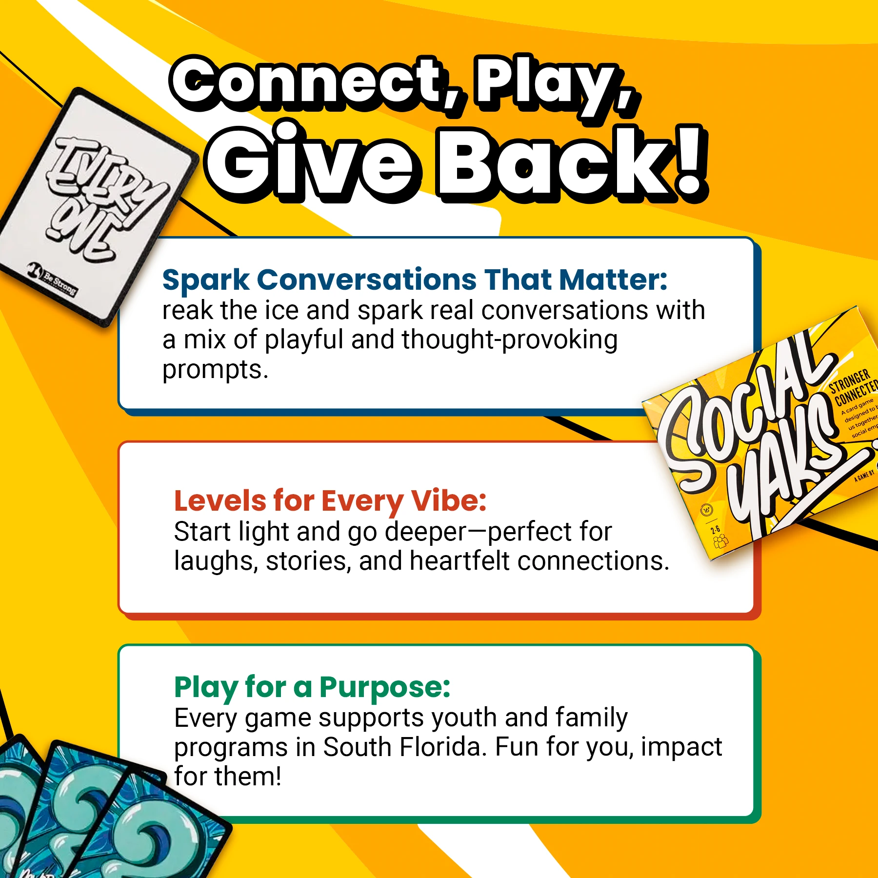 Social Yaks / Social Yaks — conversation card game — listing image 5