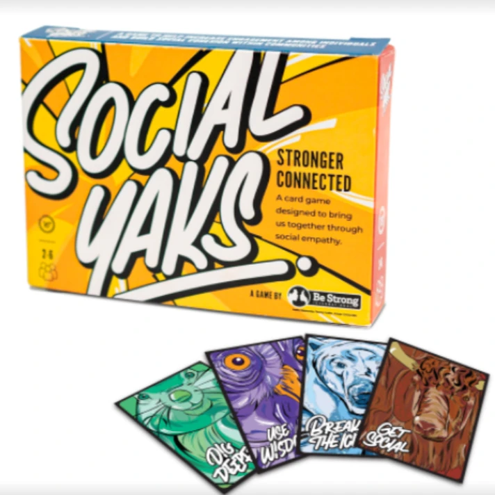 Social Yaks — conversation card game — main product image